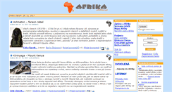 Desktop Screenshot of afrikaonline.cz